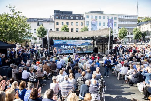 På plass i Arendal