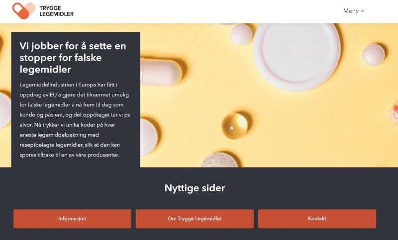 Nomvec lanserer ny nettside om trygge legemidler