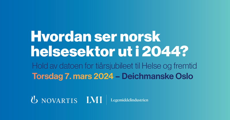 Hvordan ser norsk helsesektor ut i 2044?