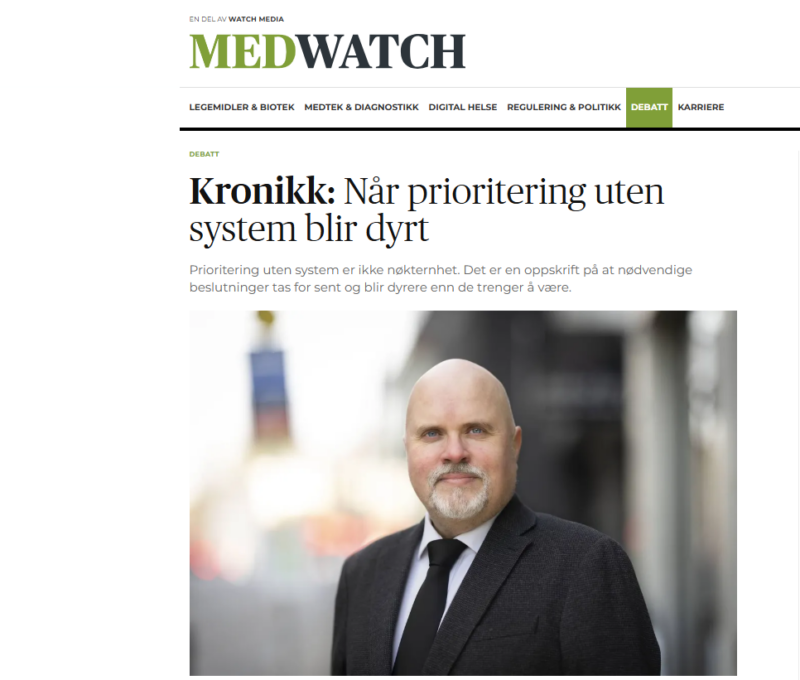 Kronikk: Når vaksinedebatten handler mer om sjokktall enn om reell prioritering