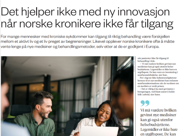Det hjelper ikke med ny innovasjon når norske kronikere ikke får tilgang